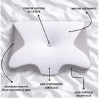 Oreiller Dormanuit™ Original – Confort Premium & Mémoire de Forme