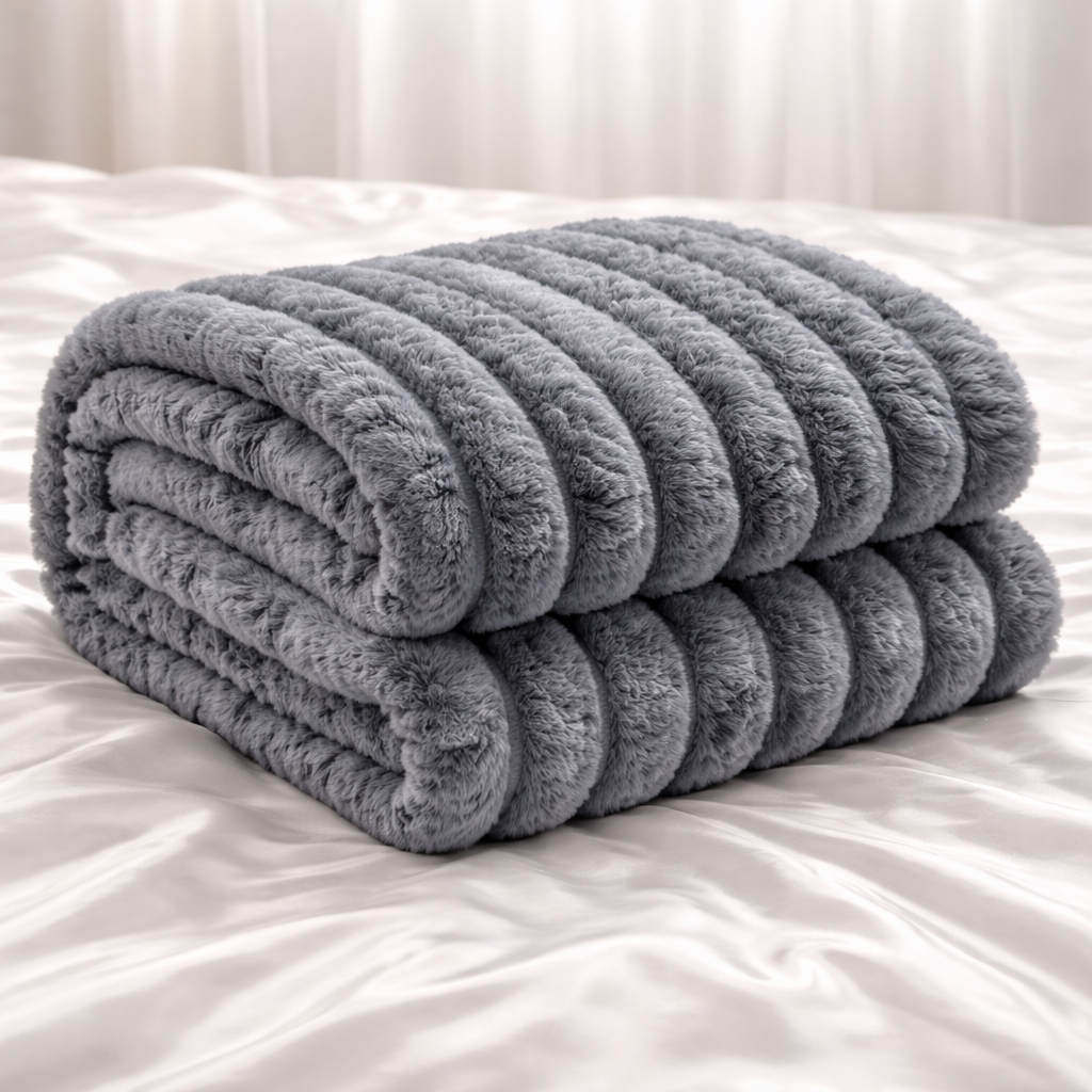 DormaNuit™ - Plaid Gris - Cocooning | Doux | Epais