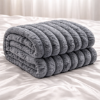 DormaNuit™ - Plaid Gris - Cocooning | Doux | Epais