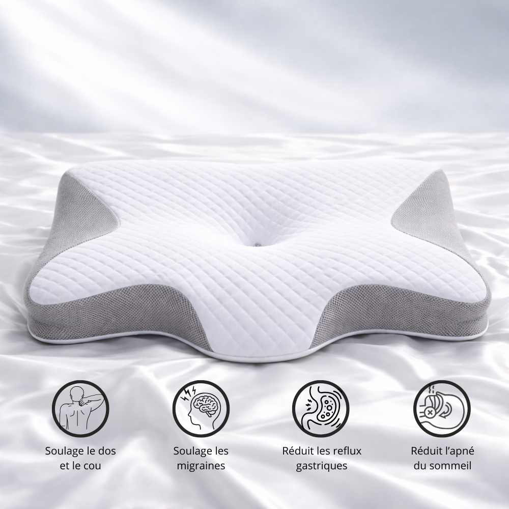 Oreiller Dormanuit™ Original – Confort Premium & Mémoire de Forme