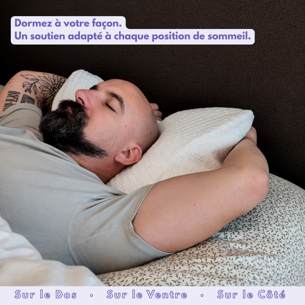 Oreiller Dormanuit™ Original – Confort Premium & Mémoire de Forme