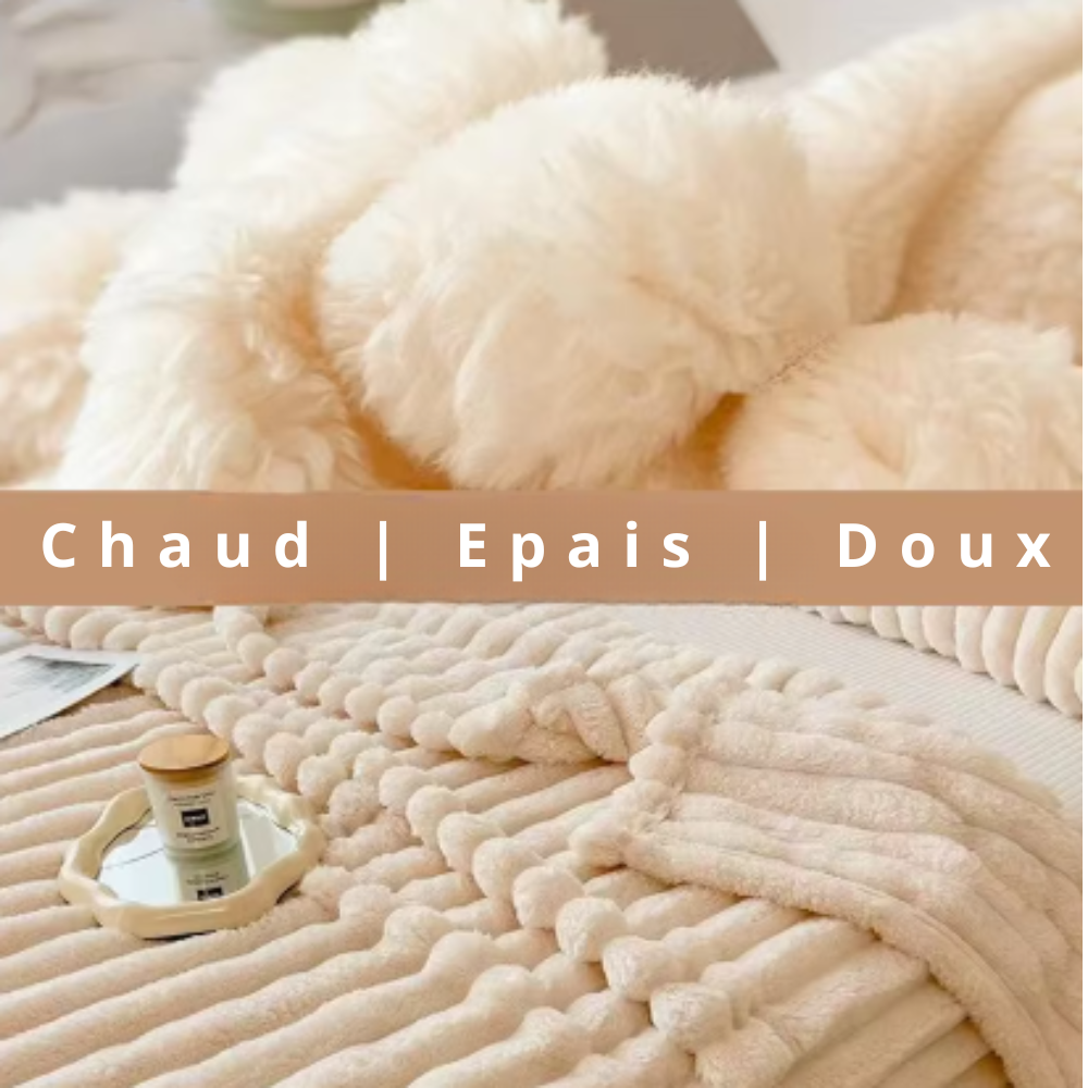 DormaNuit™ - Plaid Beige-Clair - Cocooning | Doux | Epais