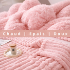 DormaNuit™ - Plaid Rose - Cocooning | Doux | Epais
