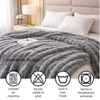 DormaNuit™ - Plaid Gris - Cocooning | Doux | Epais